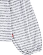 Levi's Къс раиран пуловер Сив меланж/Бял