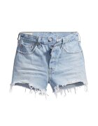 Levi's Къси дънки 501® с незавършен подгъв - Светлосин