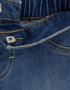 Levi's Къси дънки и тениска с принт Бял/Кафяв/Прашно синьо