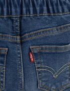 Levi's Къси дънки и тениска с принт Бял/Кафяв/Прашно синьо