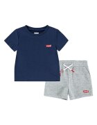 Levi's Комплект с лого - 2 части Тъмносин/Светлосив меланж