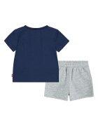 Levi's Комплект с лого - 2 части Тъмносин/Светлосив меланж