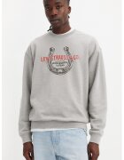 Levi's Ссуитшърт със свободна кройка - Червен/Тъмносин/Сив меланж