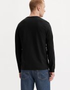 Levi's Памучна блуза с лого Черен