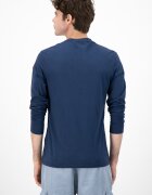 Levi's Памучна блуза с лого Тъмносин/Тъмносин