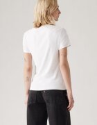 Levi's Памучна слим тениска Essential Бял