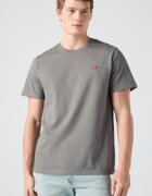 Levi's Памучна тениска Original Housemark с лого Пепеляво сиво