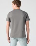 Levi's Памучна тениска Original Housemark с лого Пепеляво сиво