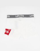 Levi's Памучни боксерки с лого 2 чифта Червен/Бял/Сив