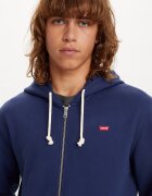 Levi's Памучно худи с цип Тъмносин