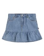 Levi's Пола от деним с набран подгъв Син меланж
