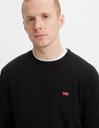 Levi's Пуловер с вълна с овално деколте Черен