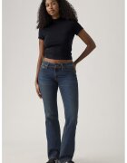 Levi's Разкроени дънки Superlow - Прашно синьо