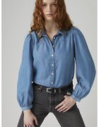 Levi's Риза от шамбре с бухнали ръкави