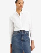 Levi's Риза с остра яка и райе Бял