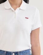 Levi's Слим тениска от пике с яка Бял