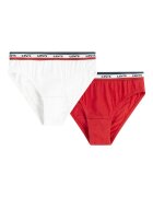 Levi's Слипове с памук с еластично лого Червен/Бял
