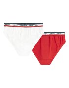 Levi's Слипове с памук с еластично лого Червен/Бял