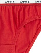 Levi's Слипове с памук с еластично лого Червен/Бял
