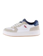 Levi's Спортни обувки от кожа и велур - Бял/Бежов/Тъмносин