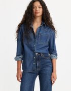Levi's Свободна риза Teodora от деним Тъмносин