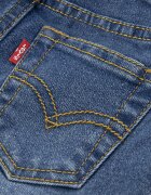 Levi's Тениска Palm Tree с дънкови бермуди Тъмносин/Бял