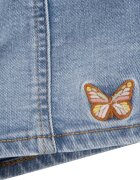 Levi's Тениска с памук и къс панталон Прашно синьо/Шафраново жълто