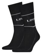 Levi's Унисекс дълги чорапи - 2 чифта Бял/Черен