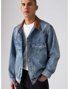 Levi's Яке от деним с контрастна яка