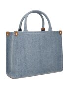 Liu Jo Чанта Jacquard light denim 56674 Син