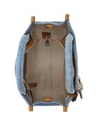 Liu Jo Чанта Jacquard light denim 56674 Син