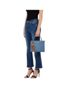 Liu Jo Чанта Jacquard light denim 56674 Син
