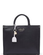 Liu Jo Чанта Tote от еко кожа с регулираща се презрамка - Черен