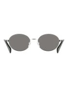 Liu Jo Метални слънчеви очила с овални стъкла Златист/Сиво-бежов