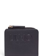 Liu Jo Портфейл от еко кожа с двойно прегъване Черен