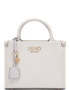 Liu Jo Ръчна чанта от еко кожа с допълнителна презрамка - Мръснобял