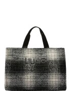Liu Jo Шопинг чанта с десен - Сив
