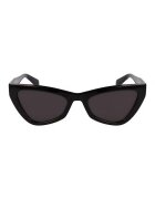 Liu Jo Слънчеви очила Cat Eye с плътен цвят Черен