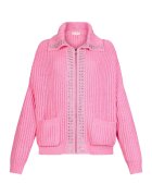 Liu Jo Яке с декоративни камъни - Розово