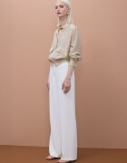 Lola casademunt by maite Яке с лиосел и лен с двупосочен цип Бежов