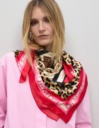 Lola casademunt Сатиниран шал с принт Многоцветен