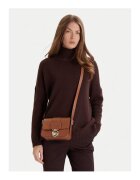Longchamp Дамска чанта модел Cognac 504 - естествена кожа - цвят коняк