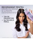 L'Oreal Paris Elseve Hyaluron Pure Почистващ шампоан за мазен скалп и корени и дехидратирани дължини 400 мл