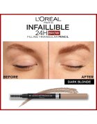 L'Oreal Paris Молив за вежди Infaillible Brows 24H Triangular Нюанс 6.0 Dark Blonde​