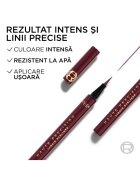 L'Oreal Paris Течна очна линия Haute Precision Устойчива на размазване Водоустойчива 1 мл Bordeaux Cashmere