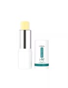 L'Oreal Paris Твърд слънцезащитен стик Bright Reveal Много висока слънцезащита SPF 50+ Съдържа витамин Е Против пигментни петна Невидим върху грим 9 мл