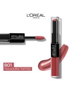 L'Oreal Paris Устойчиво на пренасяне течно червило Infaillible Toujours Toffee