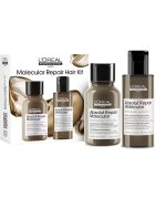 L'Oreal Professionnel Комплект (Шампоан 100мл + Серум 75мл) Travel Size Duo L'Oréal Professionnel Serie Expert Absolut Repair Molecular За увредена коса С пептидни връзки и 5 аминокиселини Възстановява макромолекулярната структура на косъма