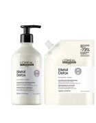 LOreal Professionnel Шампоанът Serie Expert Metal Detox действа срещу накъсването на косата и поддържа цвета - 1000 мл