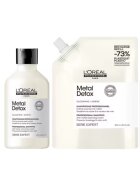 LOreal Professionnel Шампоанът Serie Expert Metal Detox действа срещу накъсването на косата и поддържа цвета - 800 мл